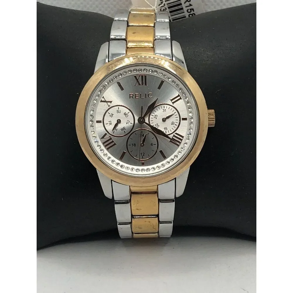 Relic ZR15828 Women's Two-Tone Stainless Steel Analog Dial Quartz Watch HK550